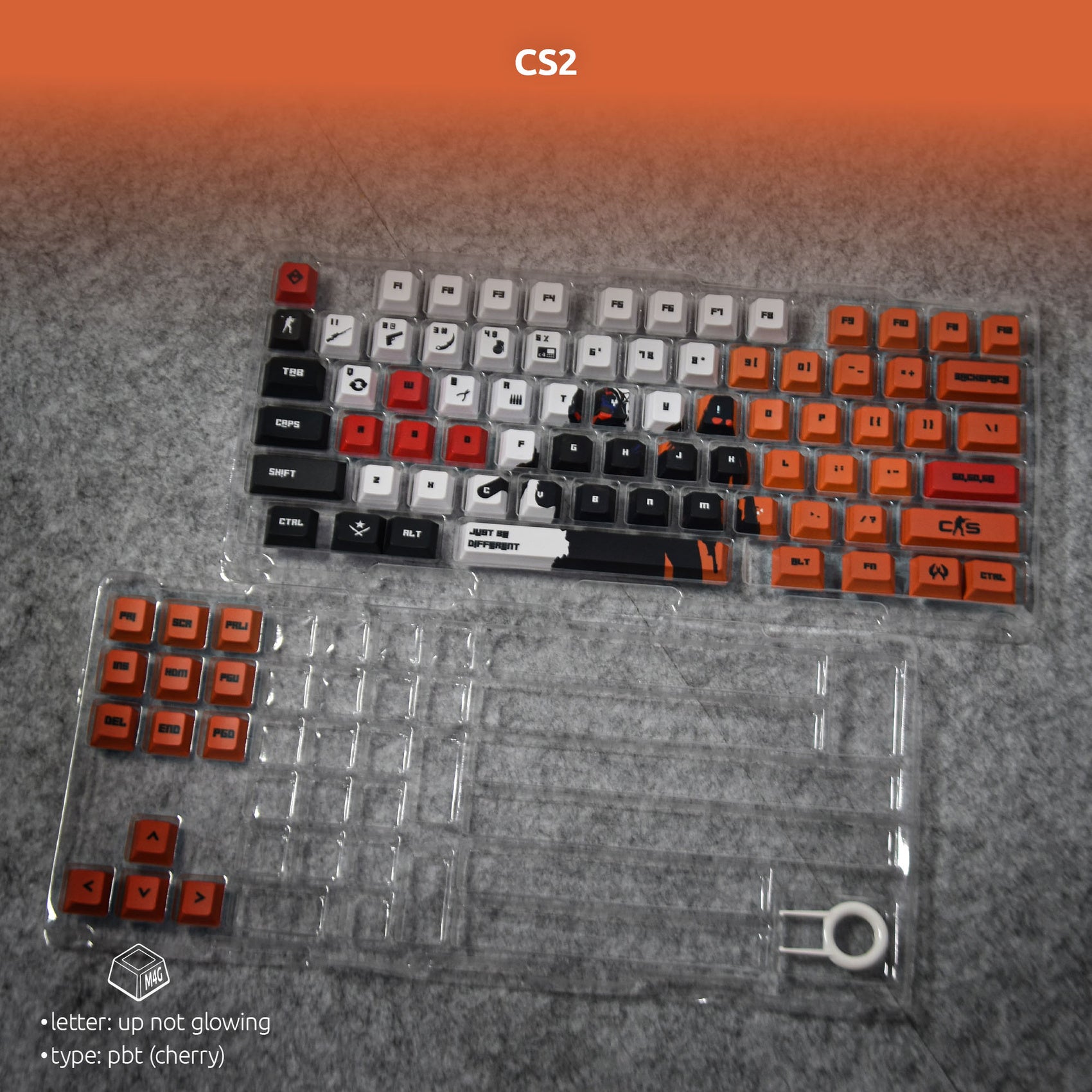 CS2 Theme Keycaps – 87 Keys | OEM • PBT
