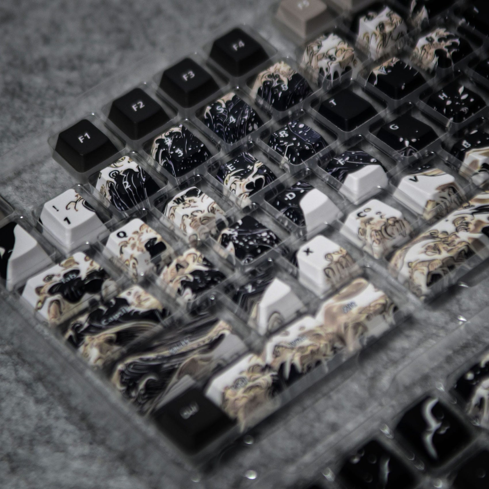 Seawater & River Cliffs Keycaps – 142 Keys | Cherry Profile • PBT