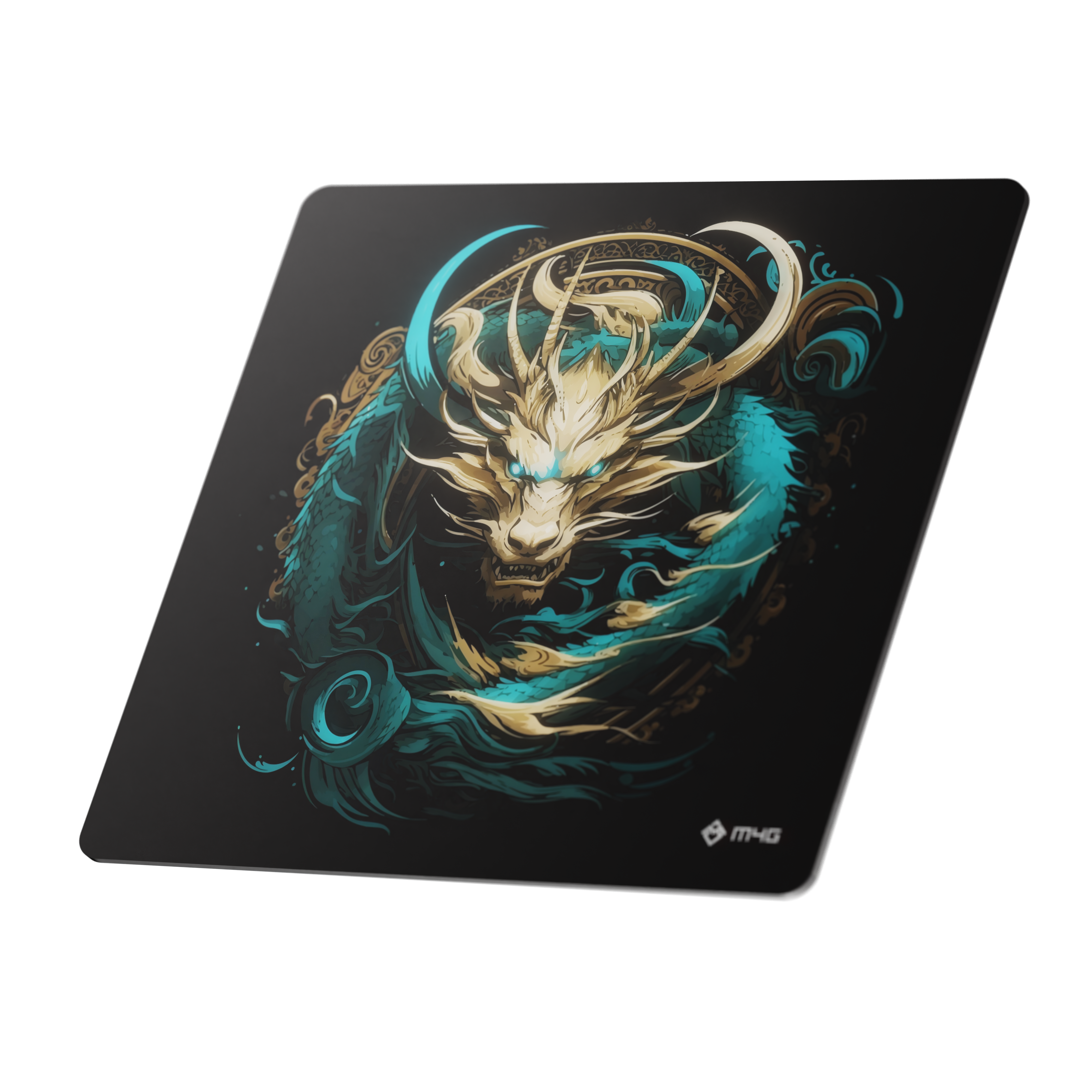 M4G Glass Mouse Pad Green Dragon 40×45cm