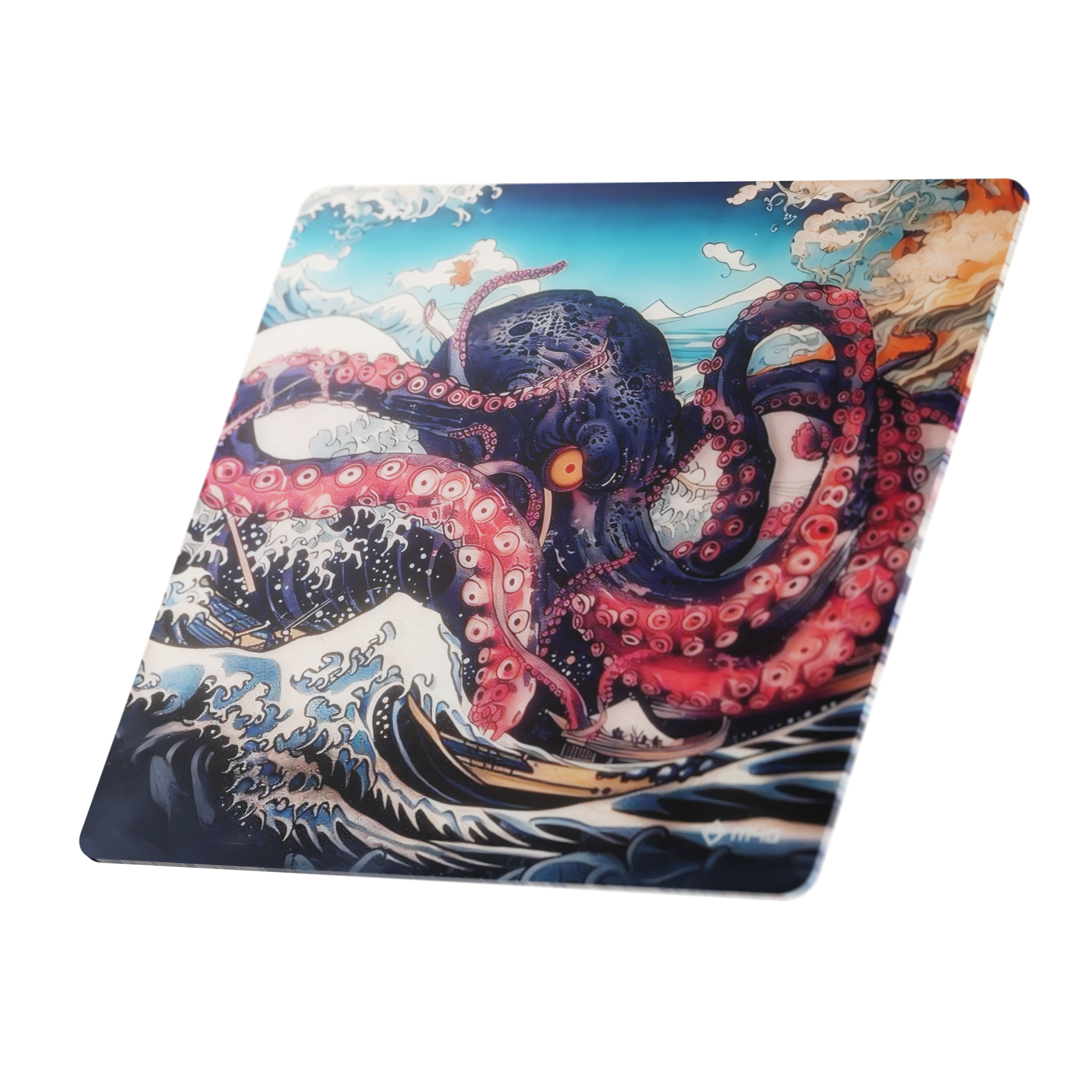 M4G Glass Mouse Pad Octopus TX 40×45cm