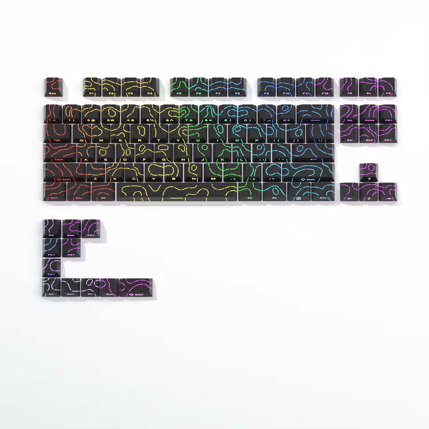 Contour Keycaps – 100 Keys | OEM Profile • PBT