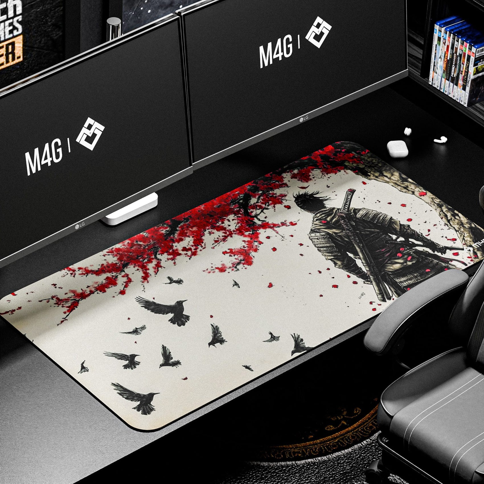 M4G Mouse Pad White&Beige AS 900×400mm / 4mm