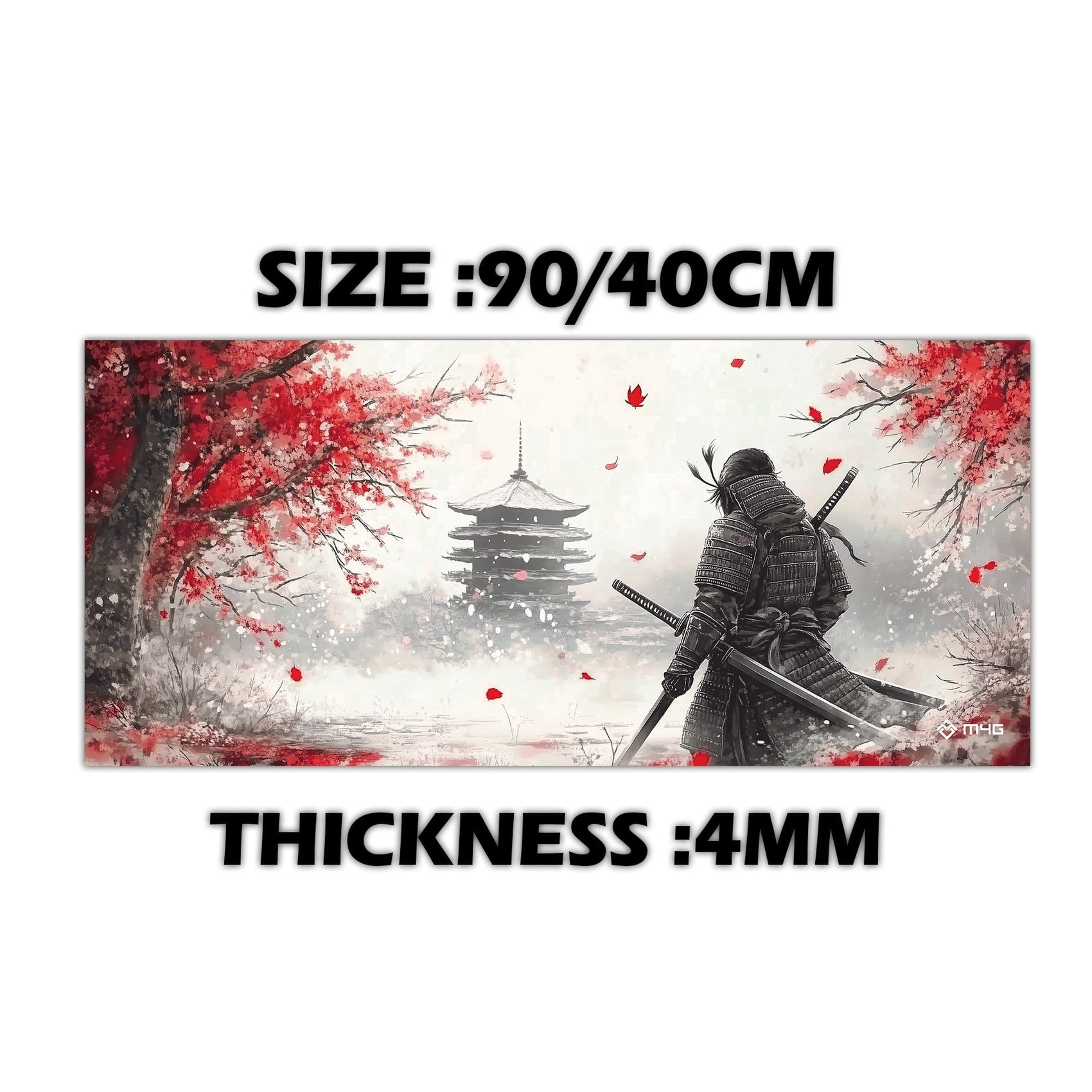 M4G Mouse Pad R&B&W SM 900×400mm / 4mm