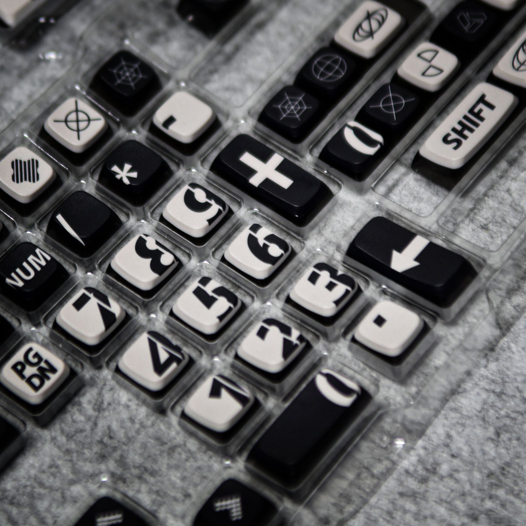 Speak in Black Keycaps – 122 Keys | MDA Profile • PBT+PC