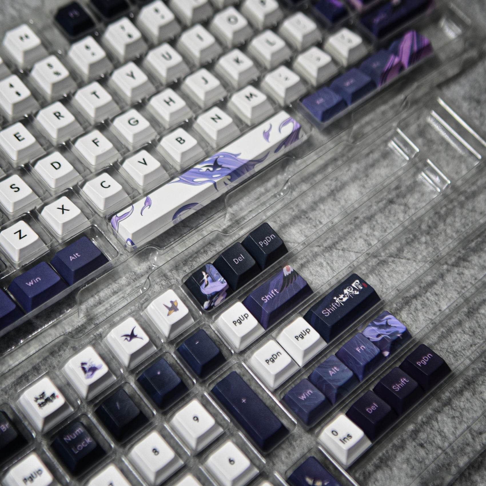 Shanhesheji Tuhuaqing Keycaps – 124 Keys | Cherry Profile • PBT