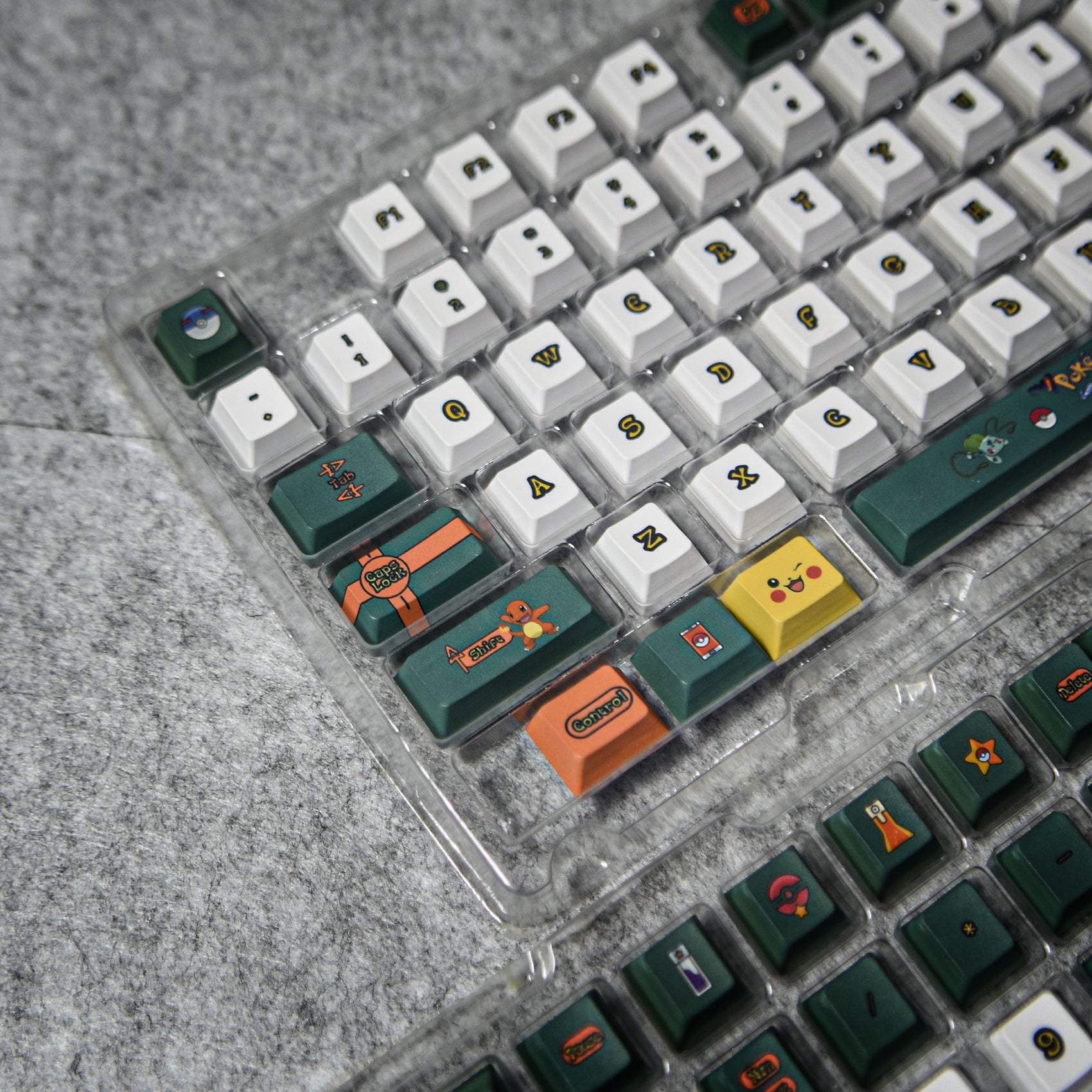 Pokémon Go Theme Keycaps – 122 Keys | Cherry Profile • PBT