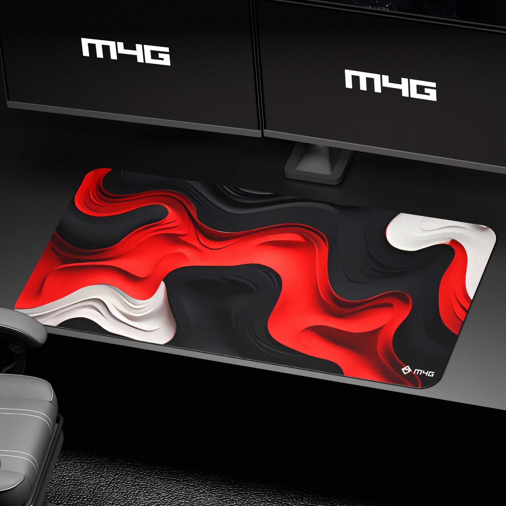 M4G Mouse Pad Red Tex 900×400mm / 4mm