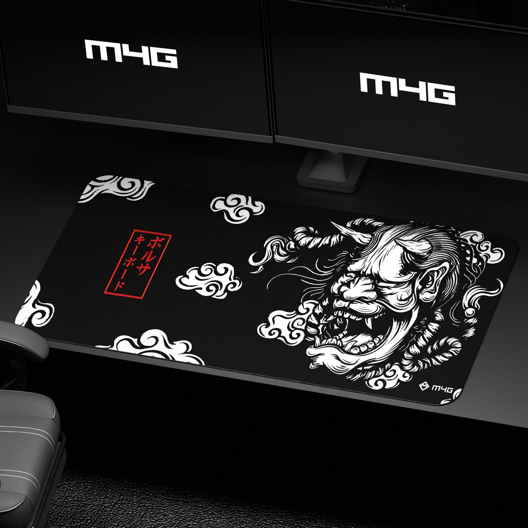 M4G Mouse Pad Oni Mask 900×400mm / 4mm
