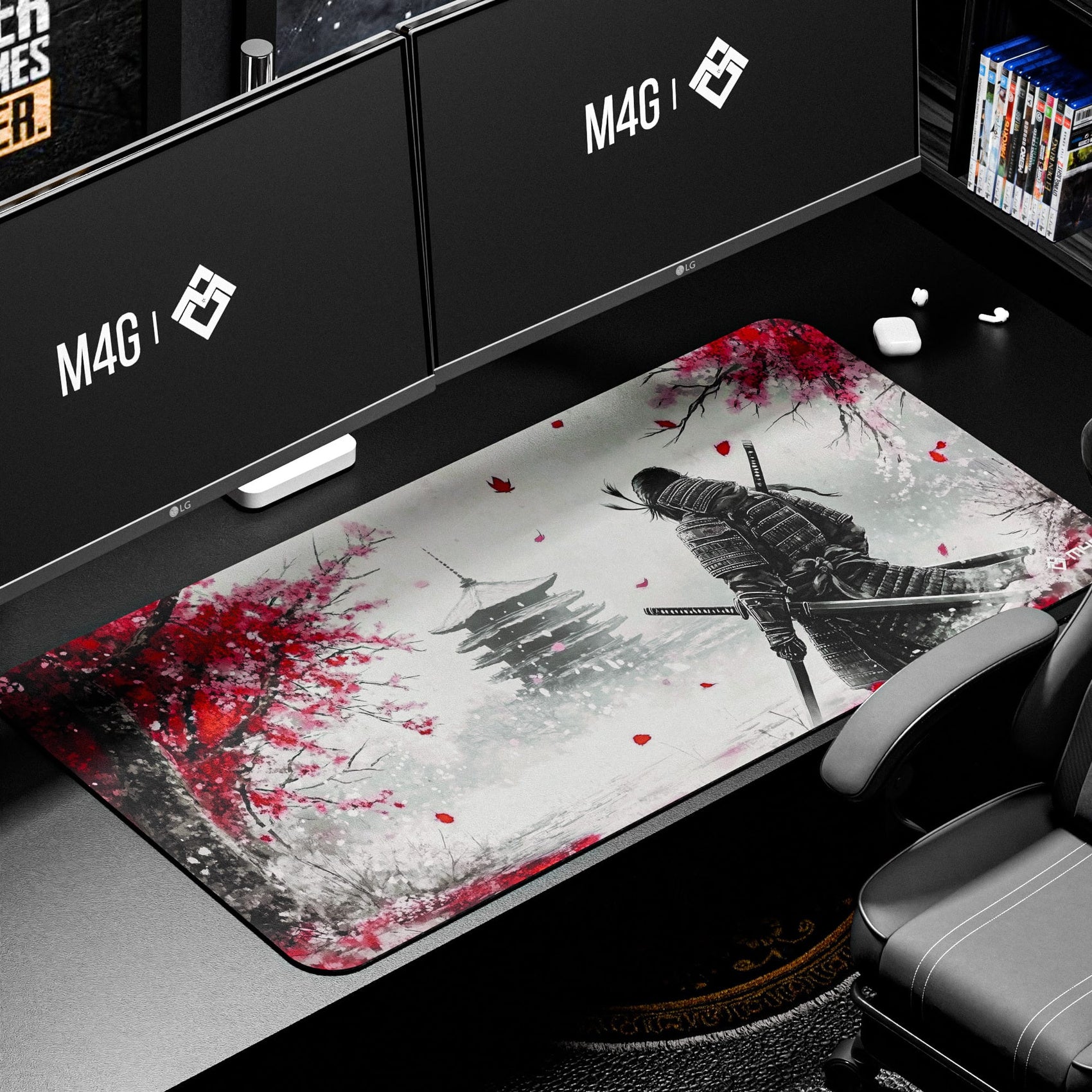 M4G Mouse Pad R&B&W SM 900×400mm / 4mm