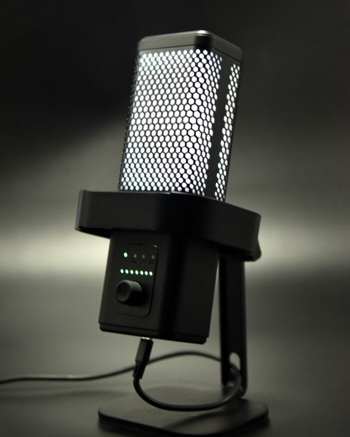 M6 Professional Condenser Microphone USB Dynamic Microphone With Mute Button Gaming Mic For Gaming Podcasts Live Broadcast – Image 4
