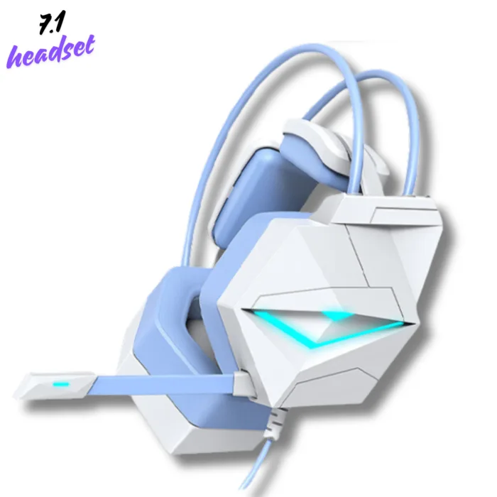 TAIDU THS306 Professional Gaming Headphones High Quality 7.1 Stereo Earphones With Microphone Headset For PS4 Xbox PC Laptop (White)