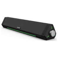 A010 Bluetooth Soundbar, HiFi Stereo, 3.5mm Aux-in Connection, USB Powered Speakers for Desktop Monitor, PC, Laptop, Tablets
