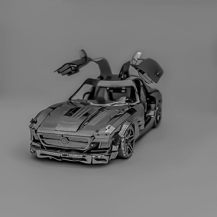 Metal 3D Model Kit Mercedes SLS Building Kit for Kids and Adults Car Puzzle Game