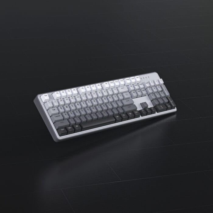 Zifriend ZT104 FURY CUBE (104 Keys) Gasket Mechanical Keyboard, Single Backlit, Hot-swappable, Gradient Grey (Sillver Switches) – Image 7