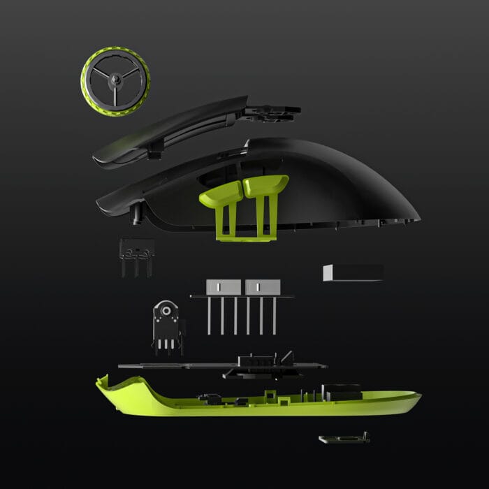 ZIFRIEND M6 – Wireless Gaming Mouse | 55g | PAW3395 | 26K DPI | 83h Battery | USB-C (black) – Image 4