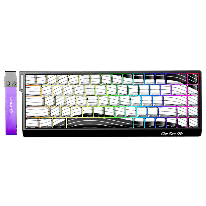 M4G – STEP ONE HE Magnetic Gaming Keyboard – Ultra-Responsive 8000Hz Full Analog Control Rapid Trigger DKS Multi-Action System