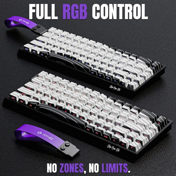M4G – STEP ONE HE Magnetic Gaming Keyboard – Ultra-Responsive 8000Hz Full Analog Control Rapid Trigger DKS Multi-Action System – Image 9