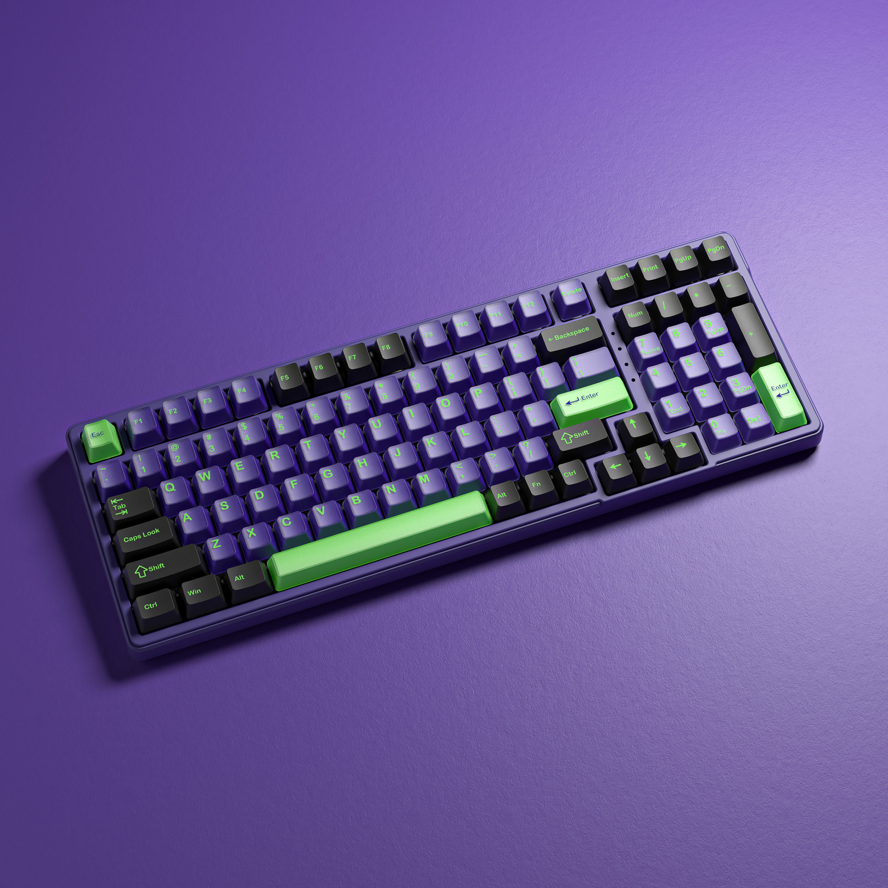 M4G × FuryCube k99 pro purple Tri-Mode Connectivity – Image 3