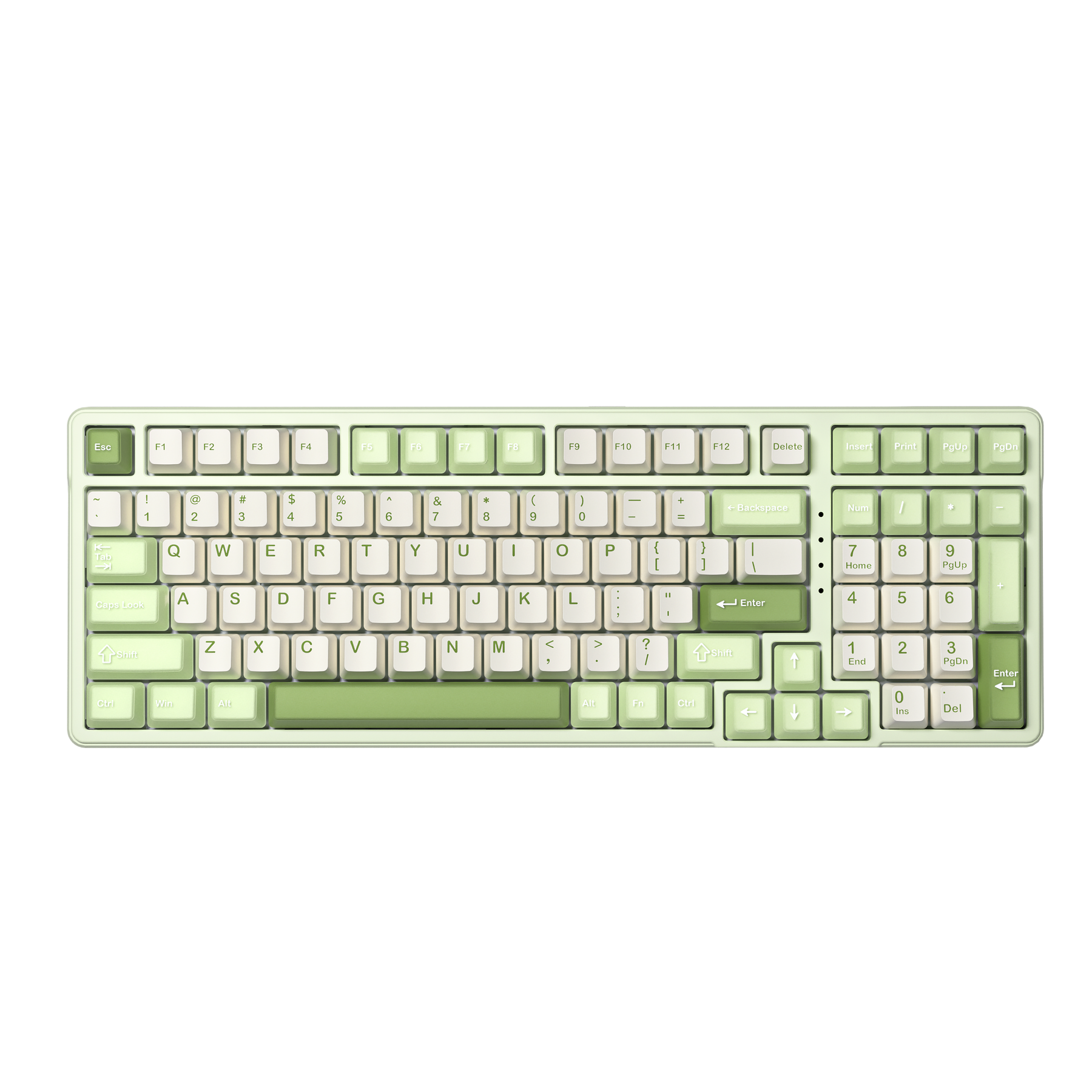 M4G × FuryCube k99 pro Green Mist Tri-Mode Connectivity – Image 7