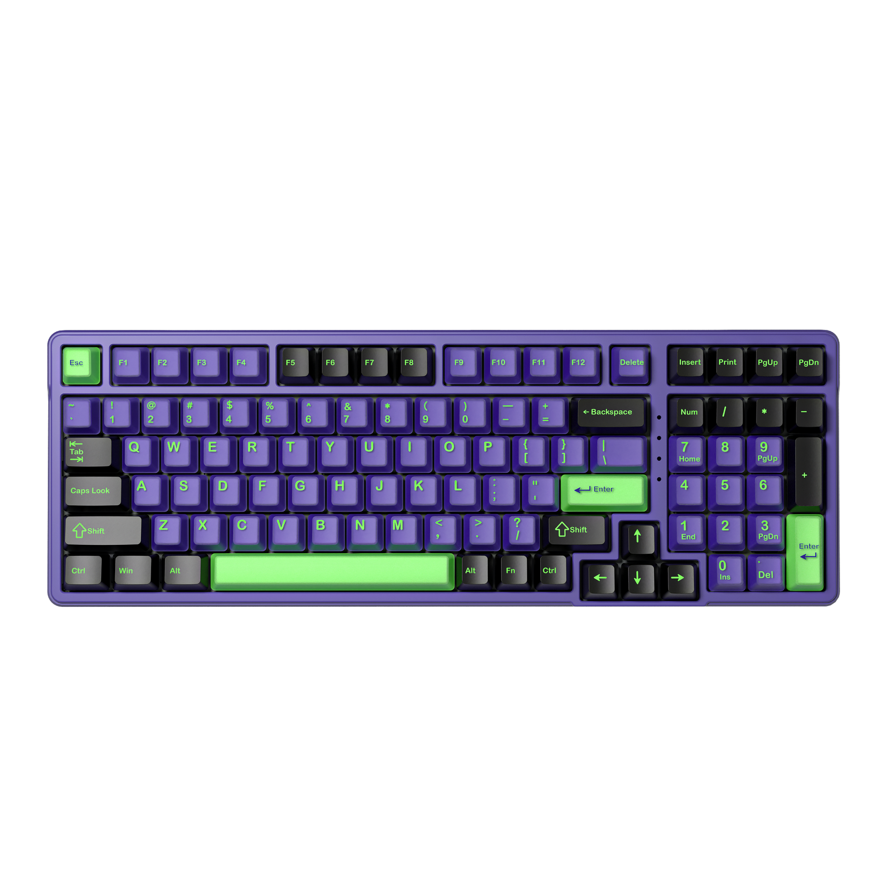 M4G × FuryCube k99 pro purple Tri-Mode Connectivity – Image 2