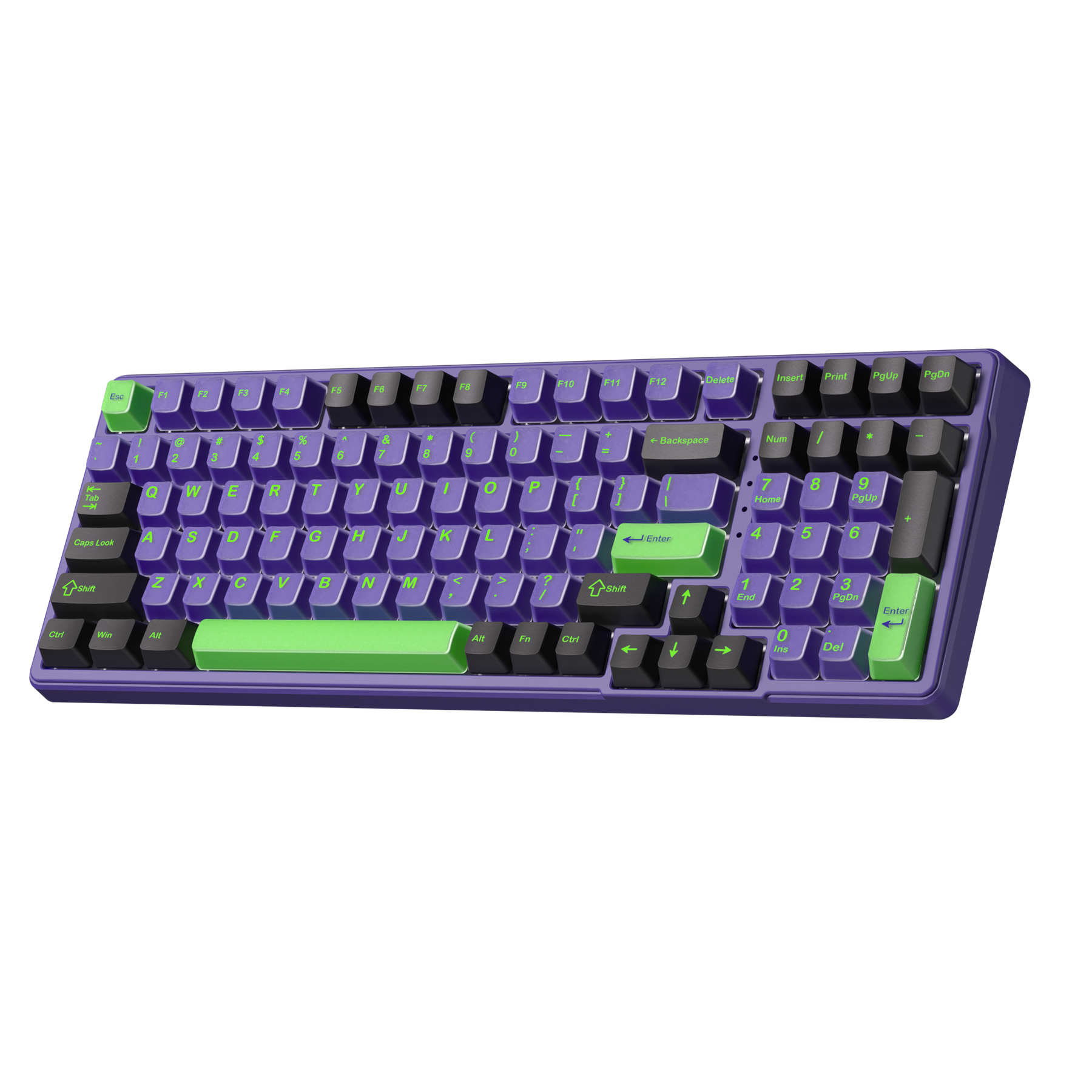 M4G × FuryCube k99 pro purple Tri-Mode Connectivity