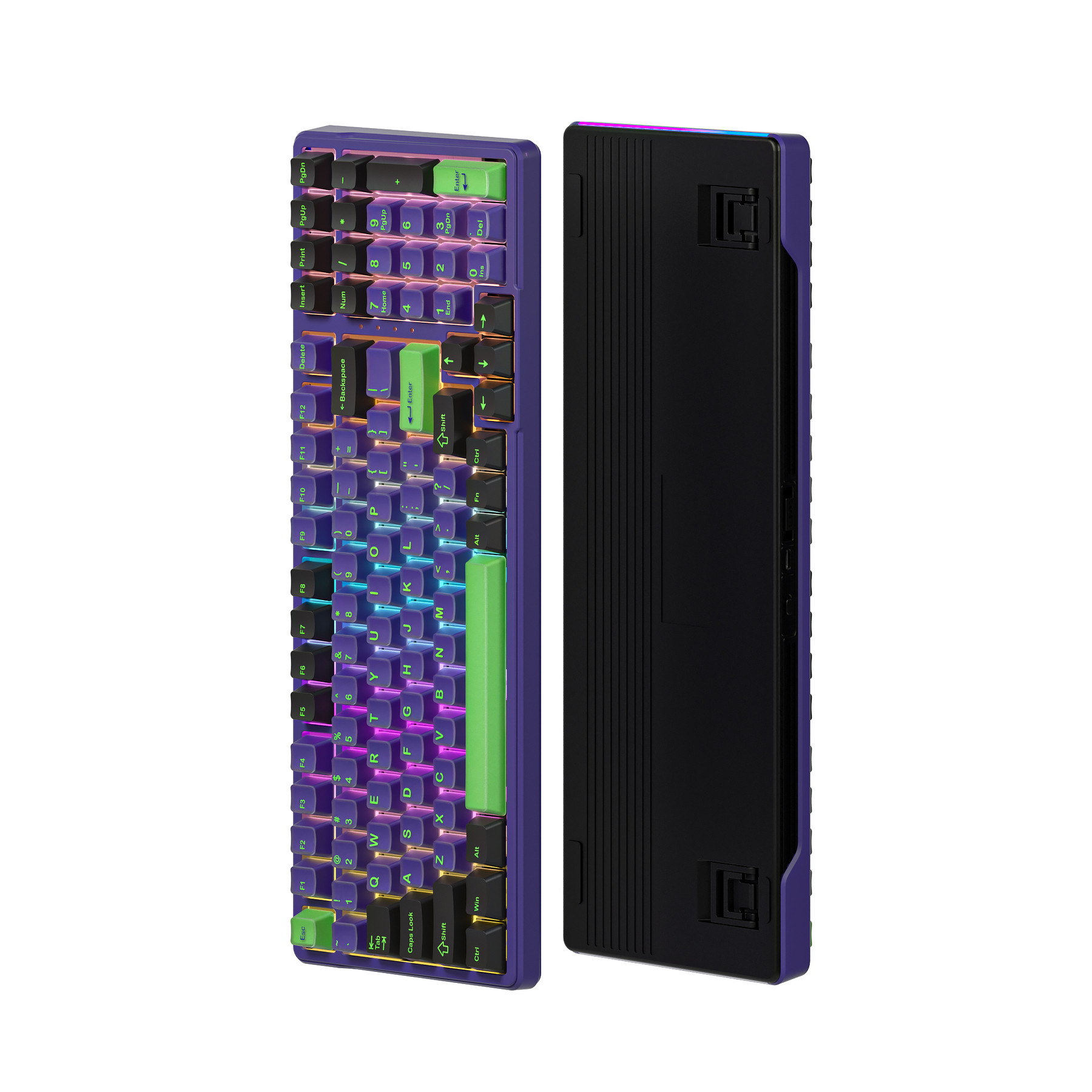M4G × FuryCube k99 pro purple Tri-Mode Connectivity – Image 7