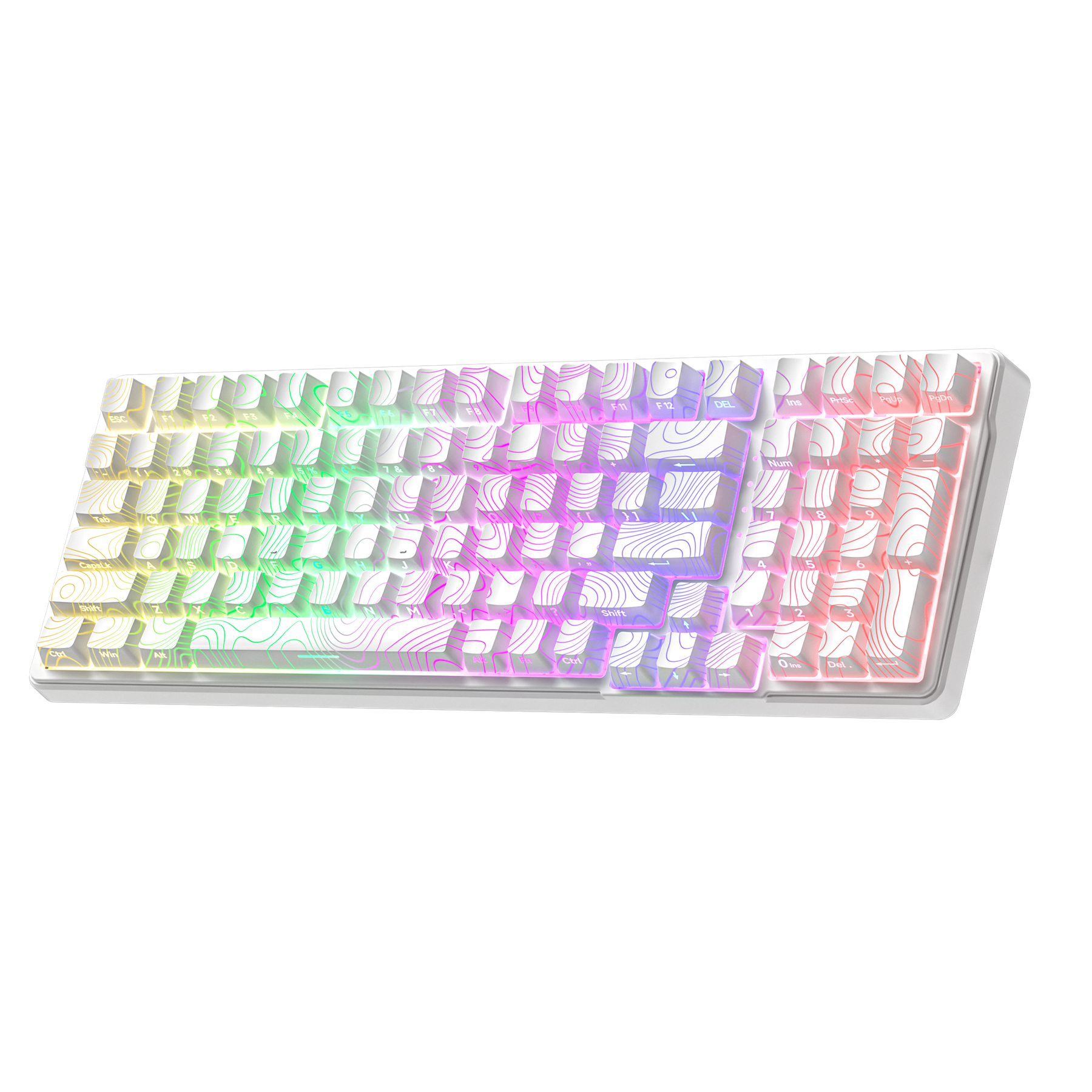 M4G × FuryCube k99 pro Contour white line Tri-Mode Connectivity