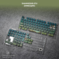 Shanheshejitu Zhnegqing Theme Keycaps – 124 Keys | Cherry Profile • PBT