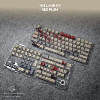 The Land of Red Plum Blossoms Keycaps – 148 Keys | Cherry Profile • PBT
