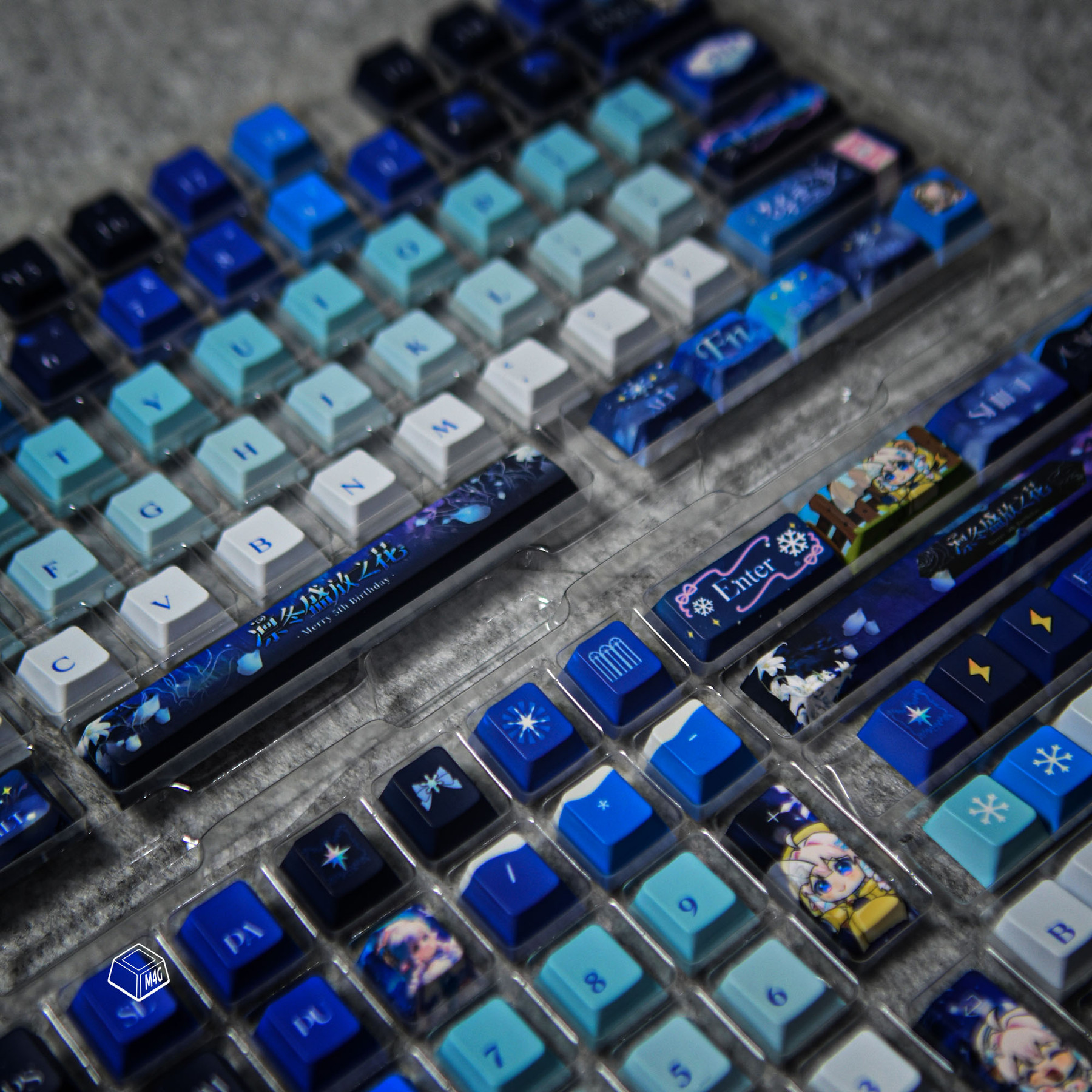 Mili’s Birthday Theme Keycaps – 142 Keys | Cherry Profile • PBT – Image 3