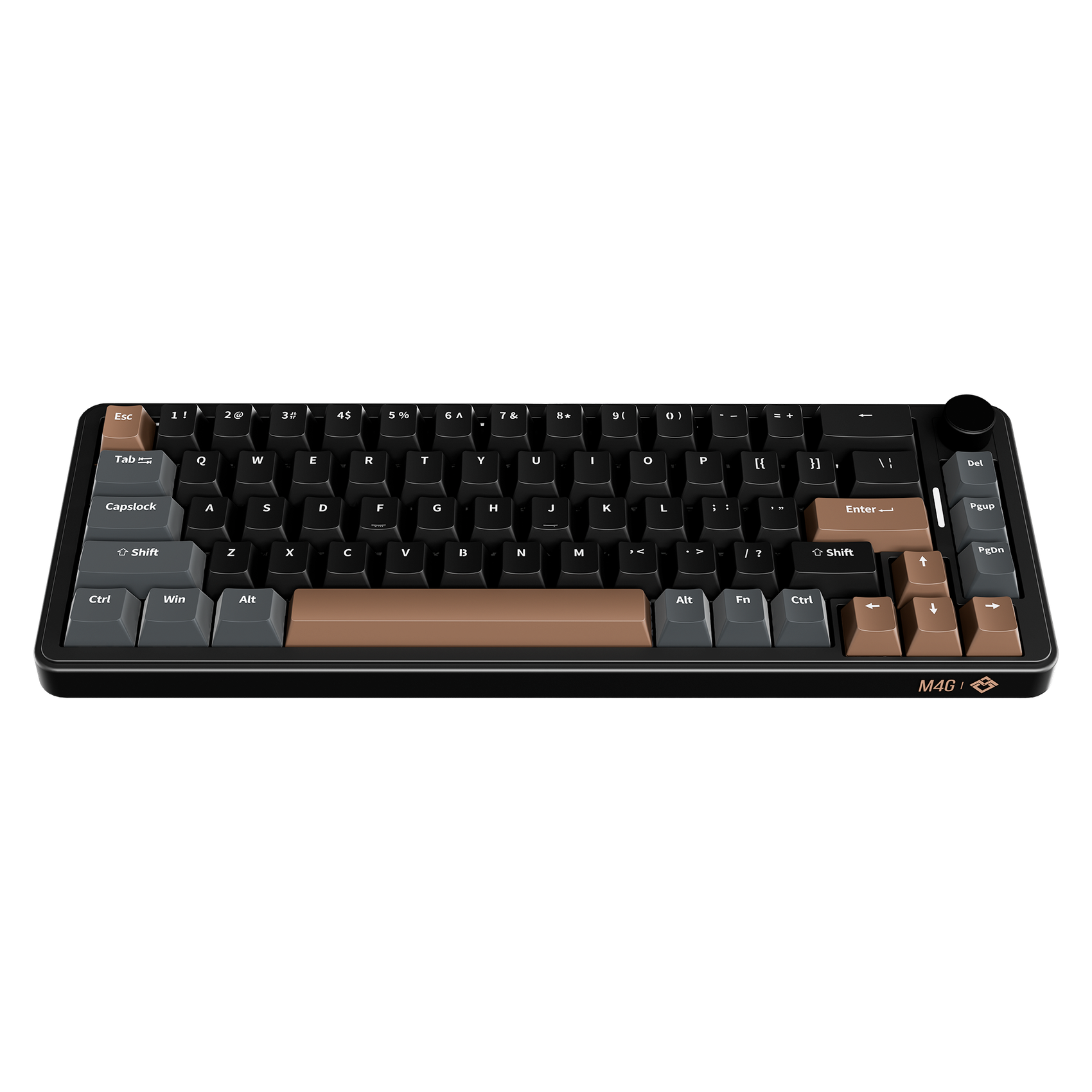 GM68-V2 Mechanical Keyboard Black & Coffee – Image 2