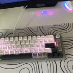 GM68-V2 Mechanical Keyboard Grey & White photo review