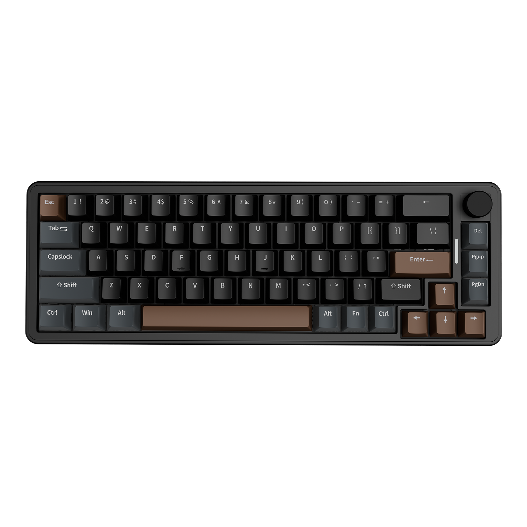 GM68-V2 Mechanical Keyboard Black & Coffee
