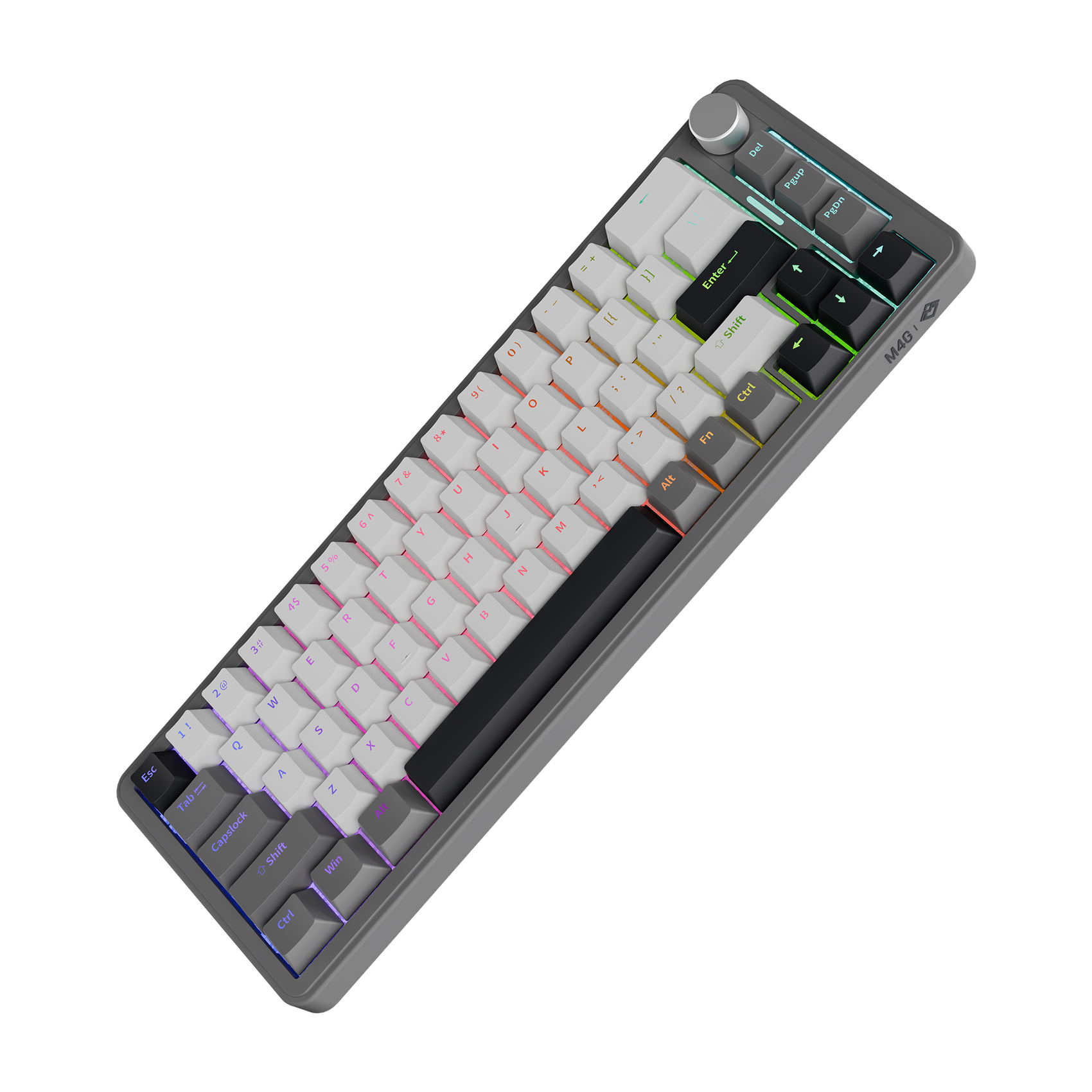 GM68-V2 Mechanical Keyboard Grey & White – Image 4