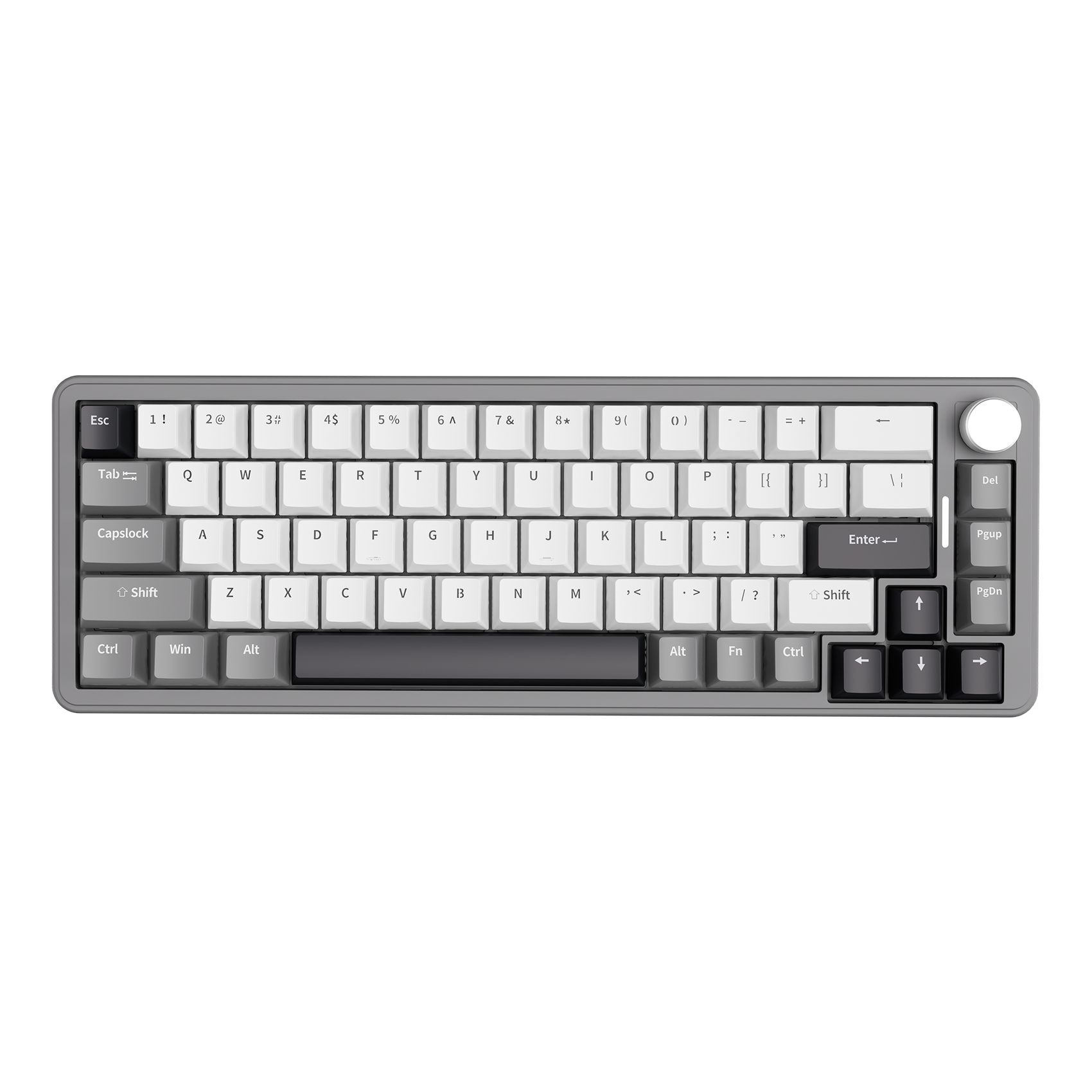 GM68-V2 Mechanical Keyboard Grey & White