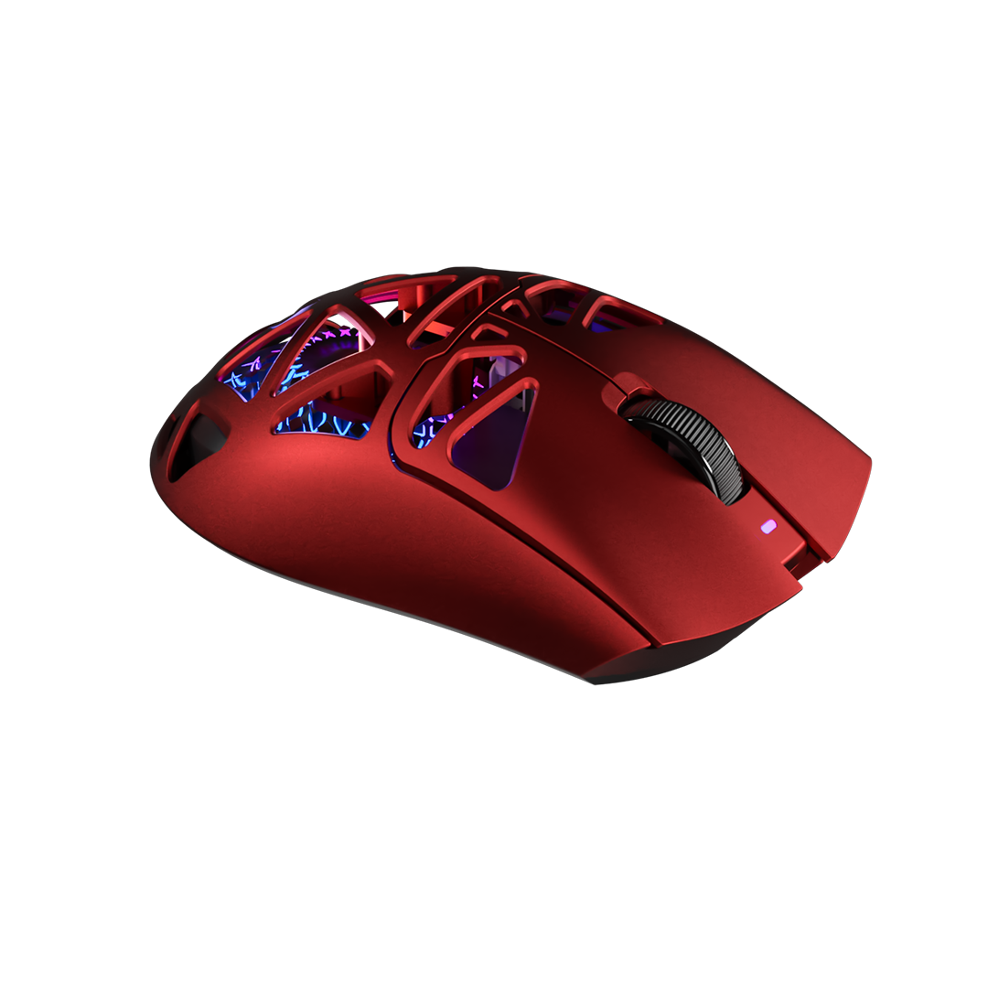 M4G × FuryCube G11 (BK-V2) — Ultra Lightweight Wireless Gaming Mouse (Red)