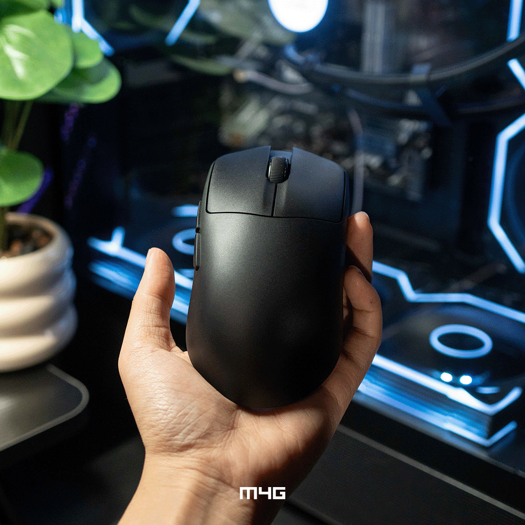 M4G x FURYCUBE G13S Wireless Gaming Mouse with Swappable Battery (Black) – Image 4