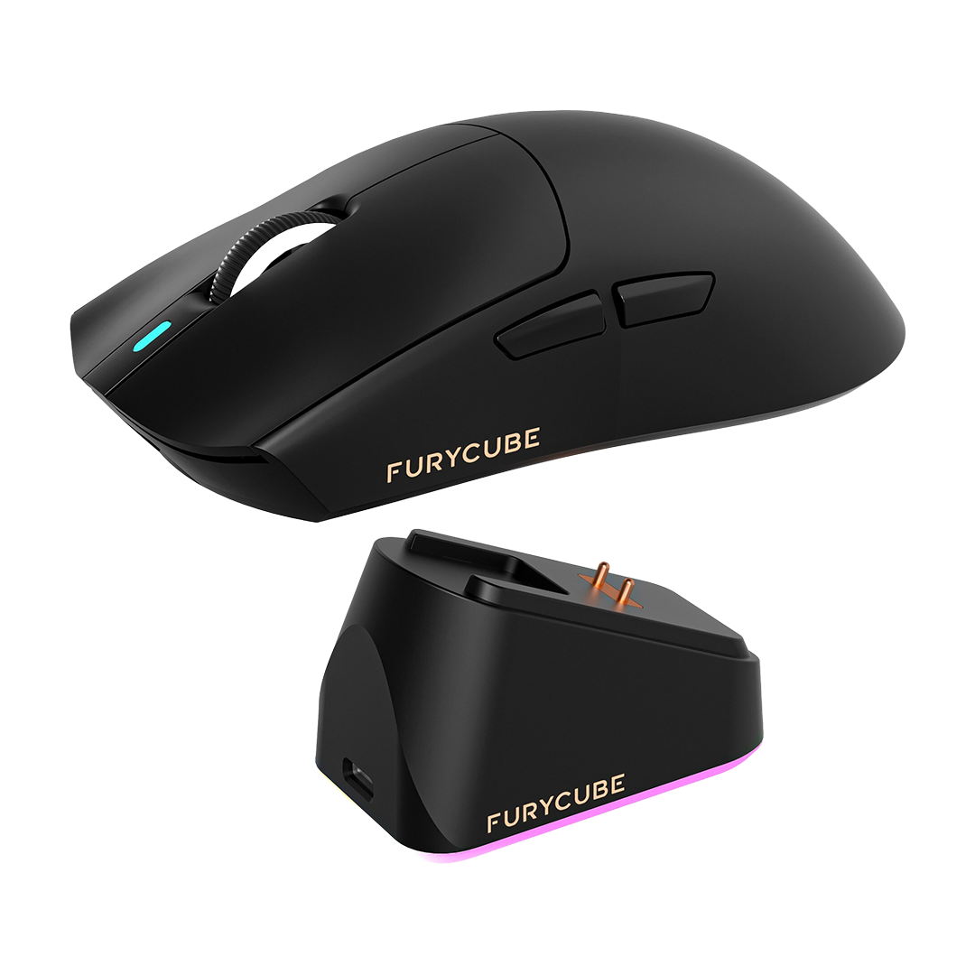 M4G × FuryCube G16 Pro — Ultra Lightweight Wireless Gaming Mouse (Black)